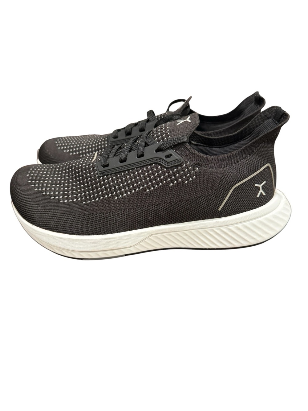 Flux Adapt Knit Lightweight Breathable Runner Sneakers Black Mens 7.5 Women’s 9